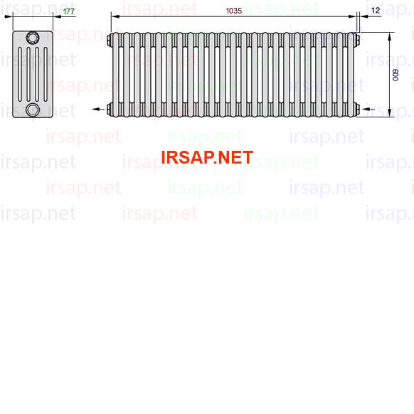 Радиатор IRSAP Tesi 50600/23 T08 CL 01